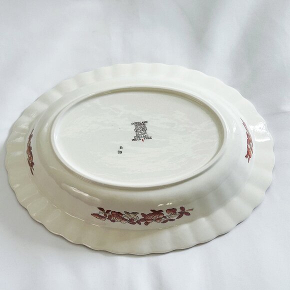 Copeland Spode India Tree China Vintage Oval Serving Bowl - Picture 6 of 10